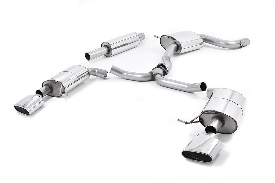 Seat Leon ST Cupra 280 & 290 CAT-BACK Polished Oval Tips EC Approved