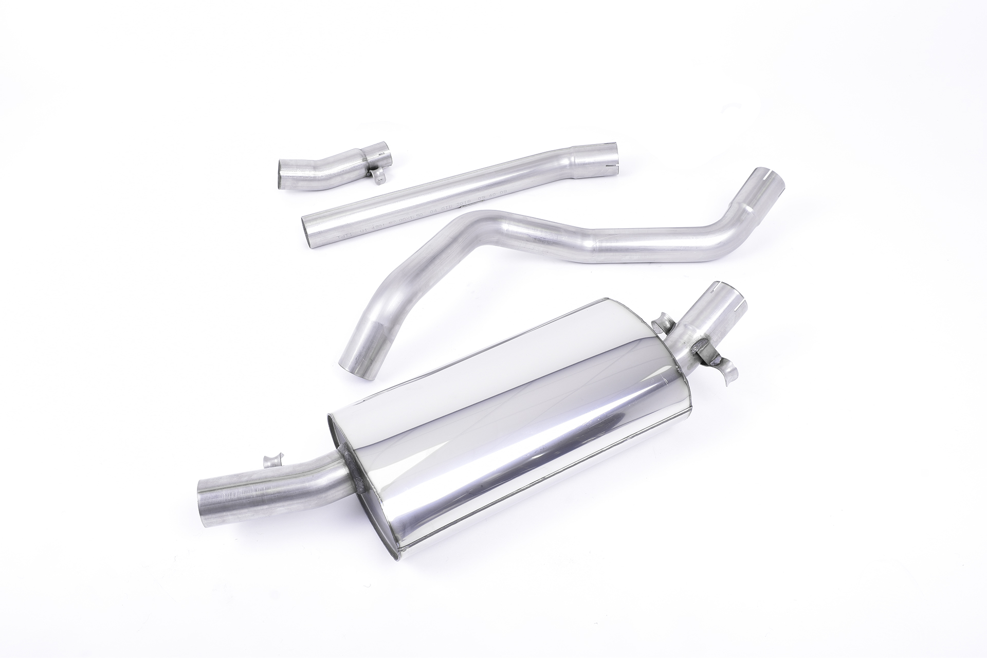 VW Golf 1 GTI  Downpipe-back Non-Resonated (louder) Systeem