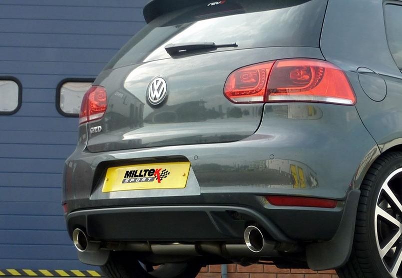 Achterbumper aanzet VW Golf VI GTI-Look duplex