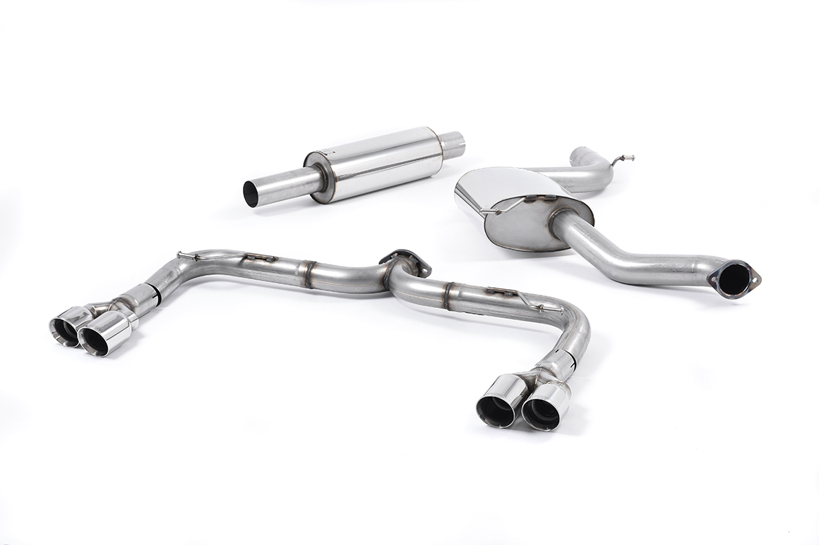 Seat Leon Cupra 280 & 290 2.0 TSI CAT-BACK Luider Quad Polished Round Tips