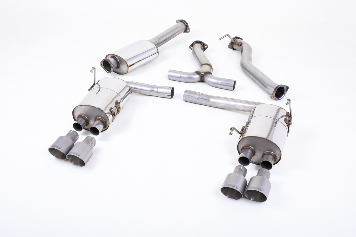 Subaru Impreza WRX STi CAT-BACK EC-Approved Titanium GT-100 Tips