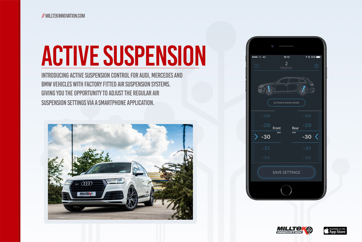 Audi SQ7 4.0 V8 TDI / Bentley Bentayga V8 Diesel ACTIVE SUSPENSION CONTROL