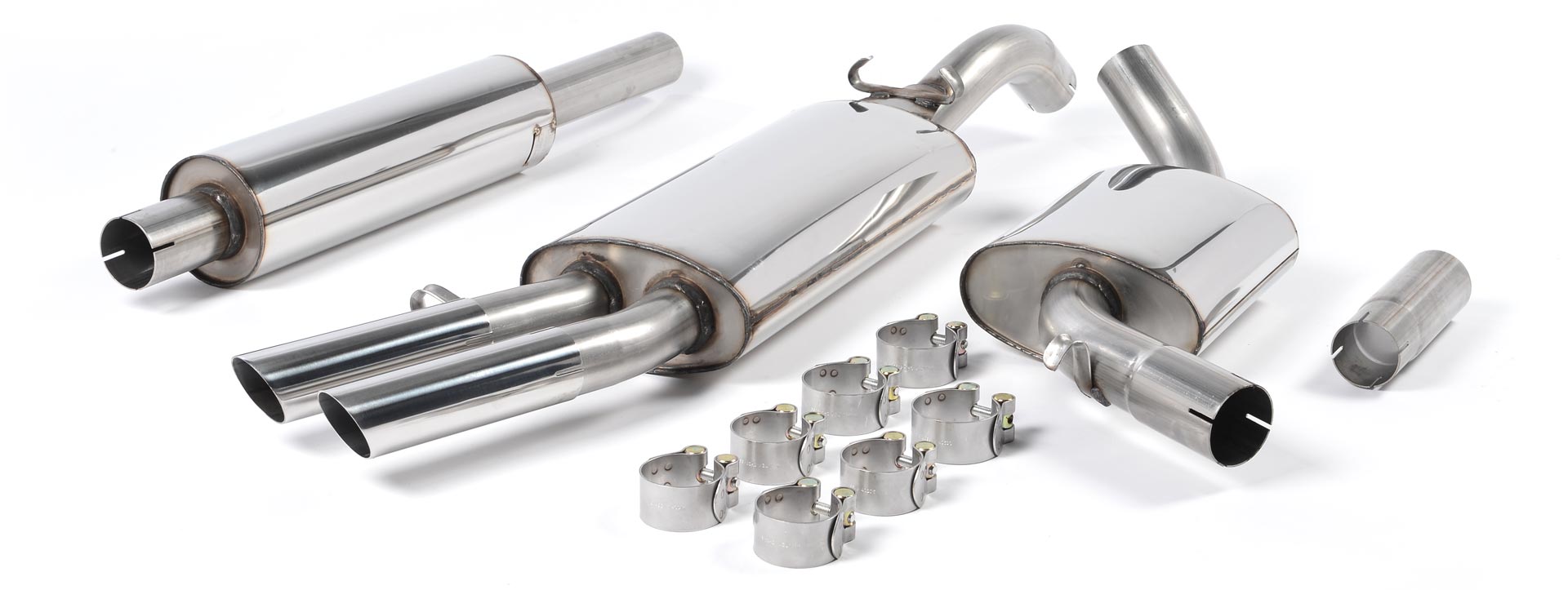 VW Golf II GTI 8v Milltek Front Pipe-back Uitlaat systeem