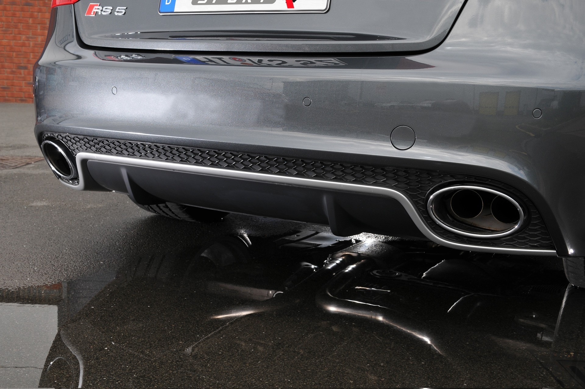 Milltek Audi RS5 8T Coupé cat-back systeem met links + rechts OE