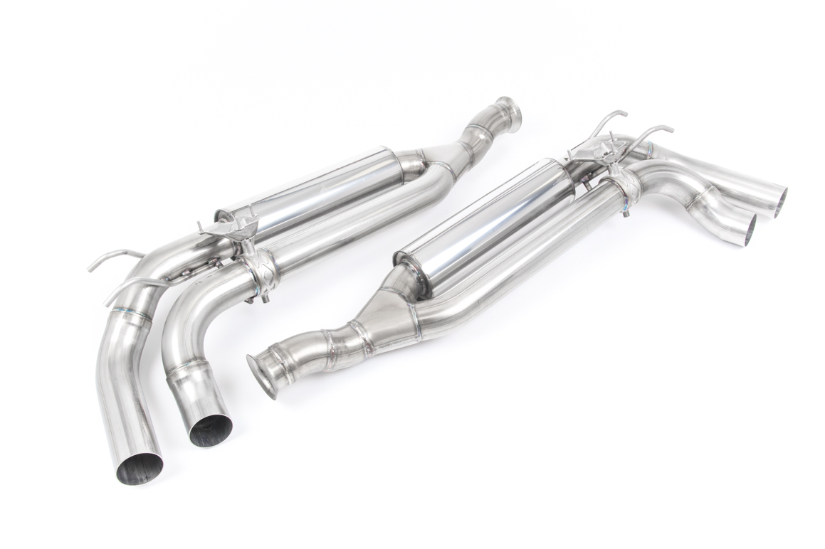 Mercedes G63 (W463) 4.0 Bi-Turbo V8 GPF/OPF Cat Back Valved Black JET-90 Trims