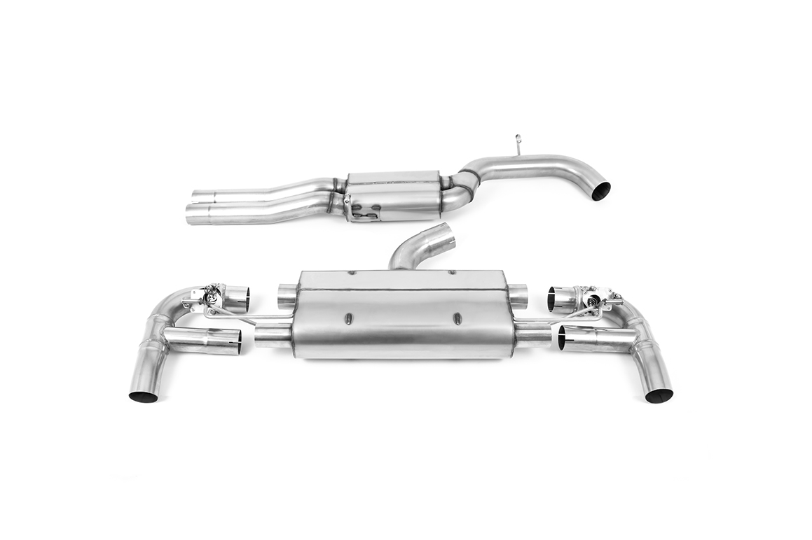 Milltek Cat-back Audi RS3 sportback 400PS Non GP model Resonated Cat Back  Polished Trims