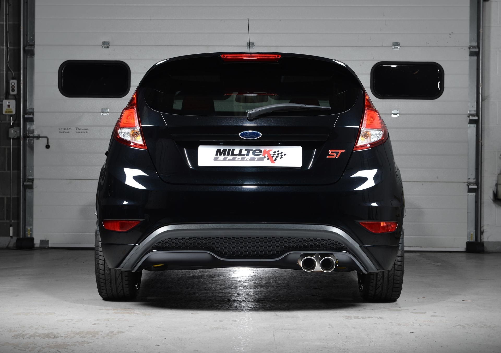 Ford Fiesta Mk7/Mk7.5 ST 1.6L  EcoBoost 182PS & ST200 Milltek Cat-Back Non-resonated (luider)