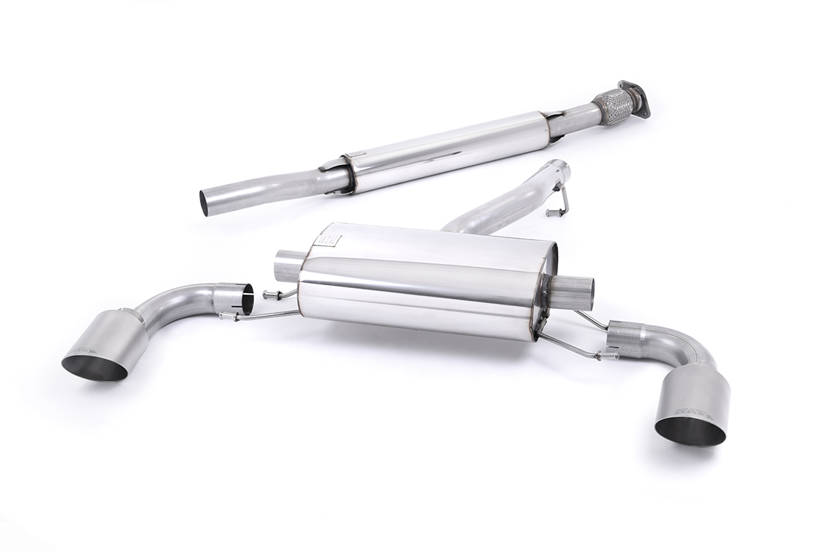 Subaru BRZ 2.0 Resonated (stiller) Brushed Titanium Tips