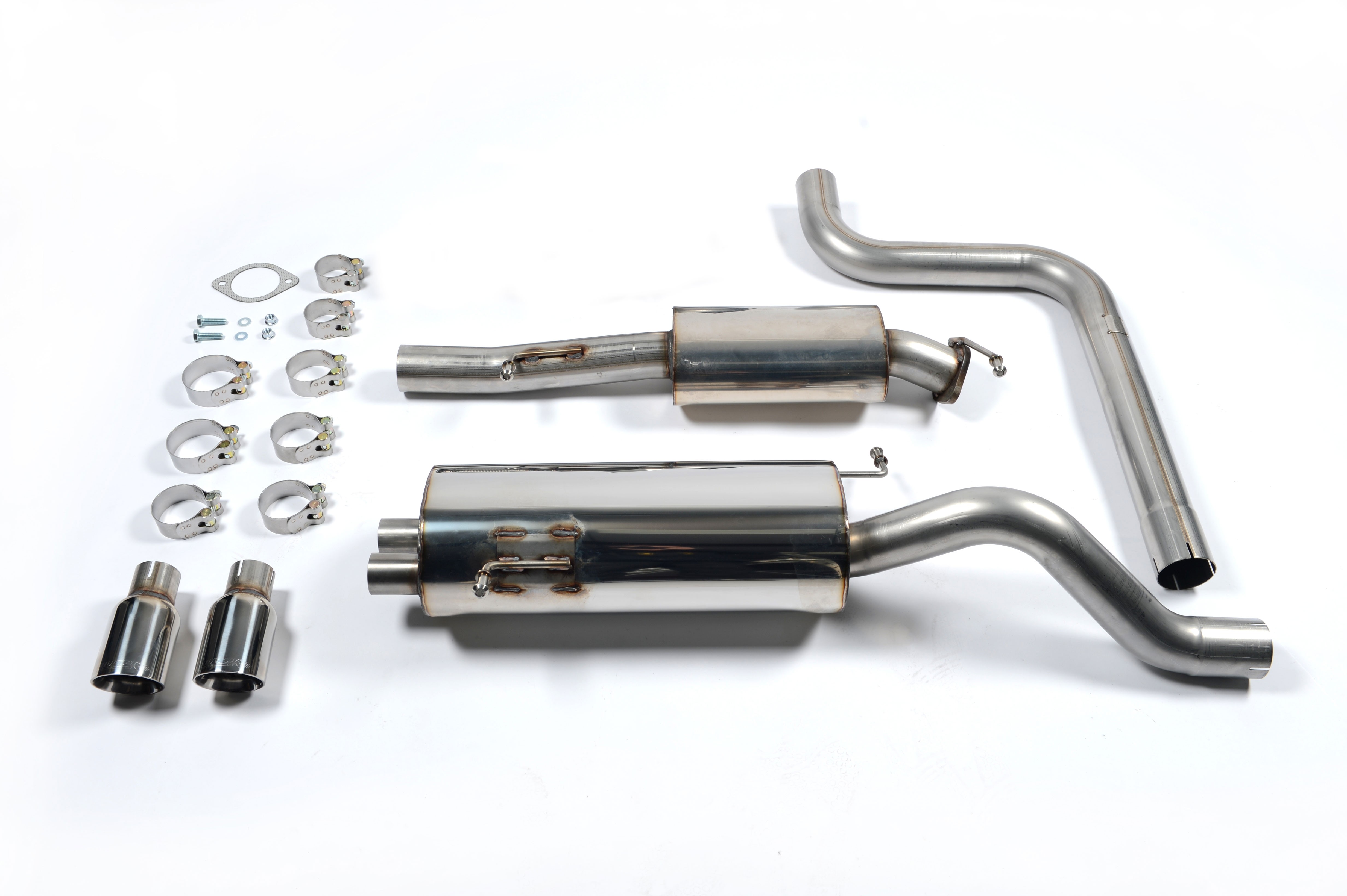Ford Fiesta Mk7/Mk7.5 ST 1.6L  EcoBoost 182PS & ST200 Milltek Cat-Back Race Resonated (stiller)