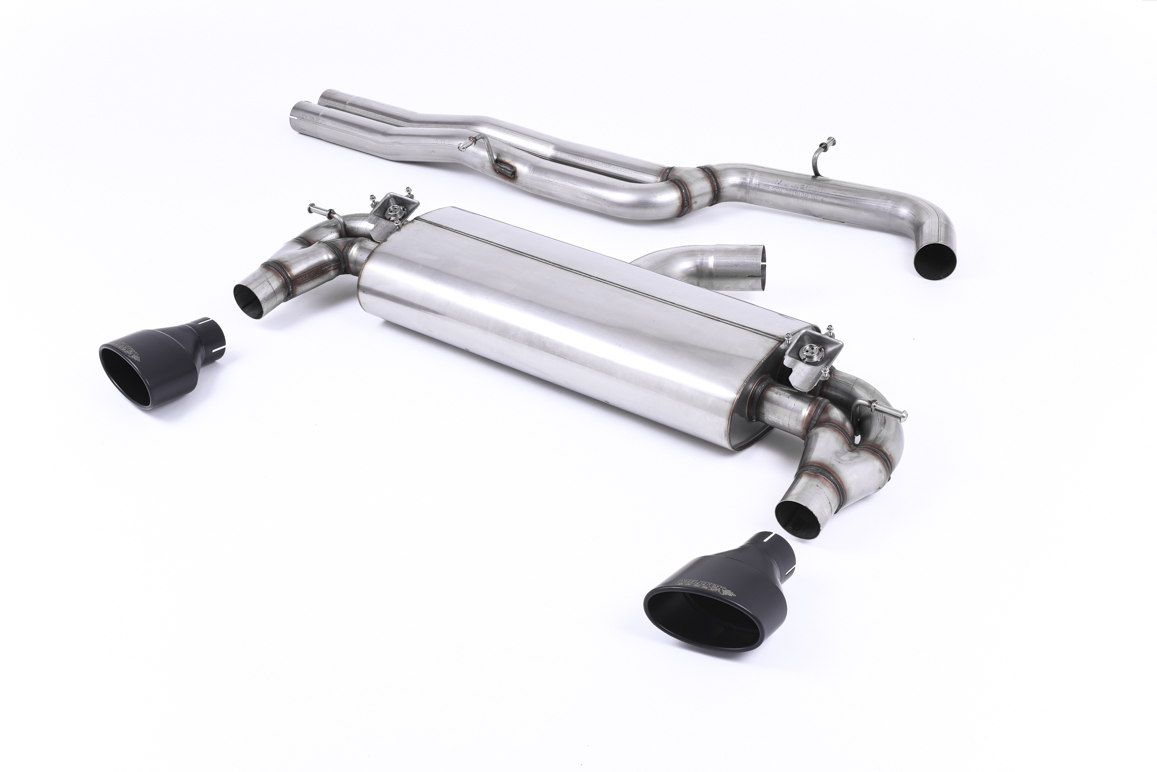 Milltek Cat-back VW Golf Mk7.5 R 2.0 TSI 310PS (Non-GPF Equipped Models Only) carbon jet-100 round t
