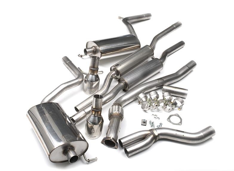 Milltek Audi A4 B7 2.0 TFSI quattro cat-back systeem met alumini