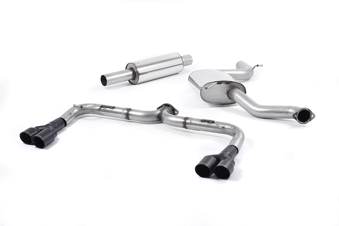 Seat Leon Cupra 280 & 290 2.0 TSI CAT-BACK Luider Quad Black Round Tips