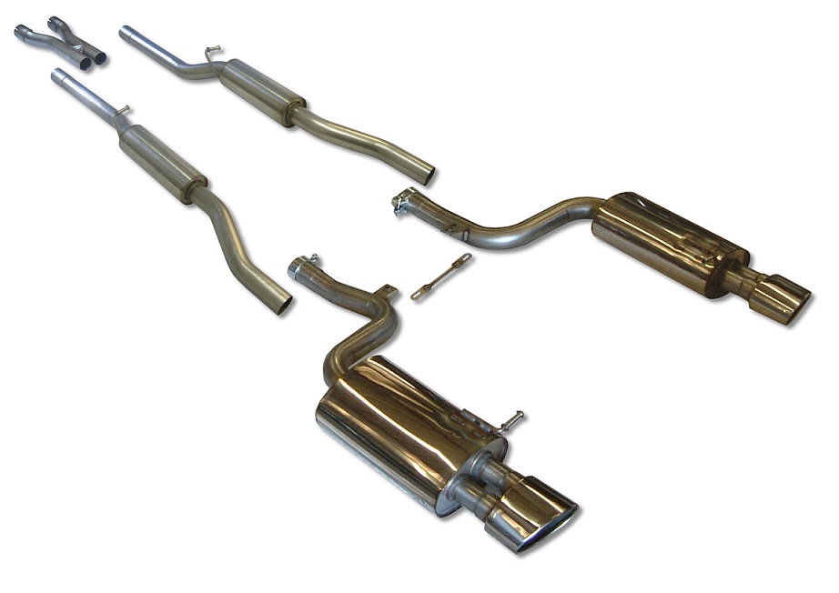 Milltek Audi RS4 B7 cat-back systeem met links + rechts gepolijs