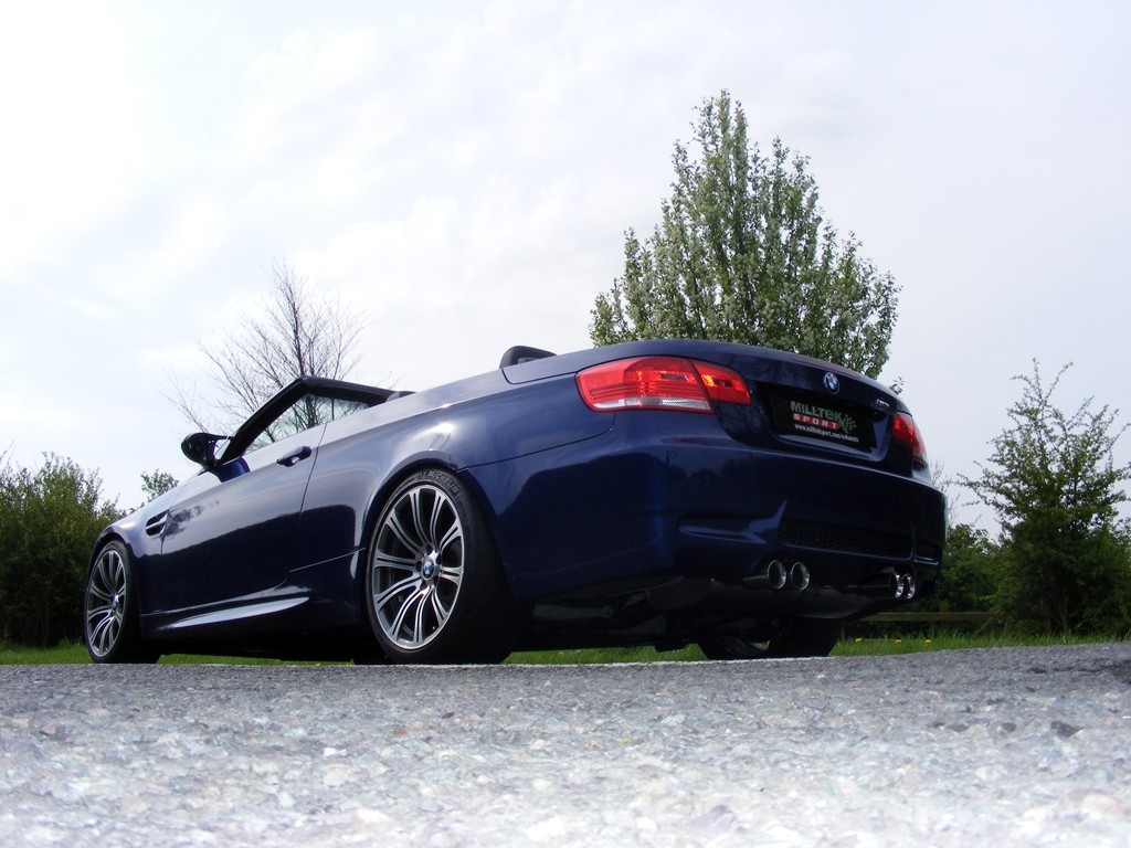 Milltek 3 SERIES COUPE (E92) M3 4.0 V8 Cat-back Quad 80mm Specia