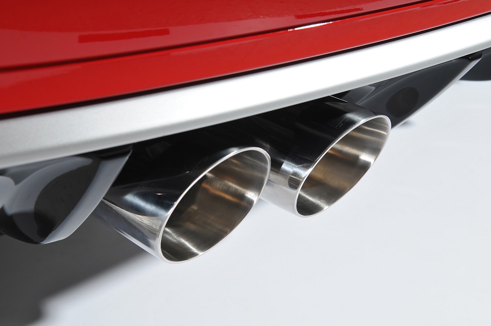 Milltek Audi RS3 8V S tronic cat-back systeem met dubbele zwarte