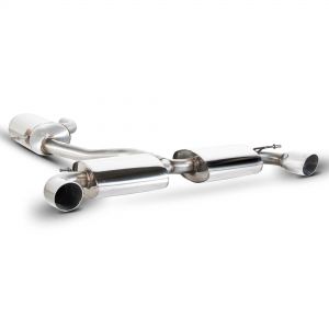 Milltek VW Golf VI GTI 2.0 TSI dual cat-back systeem met 90mm Je