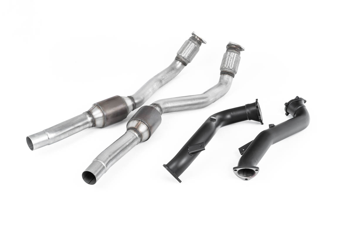 Audi RS6 / RS7 / S6 / S7 4G (C7) Milltek Large Bore Downpipes and Hi-Flow Sports Cats