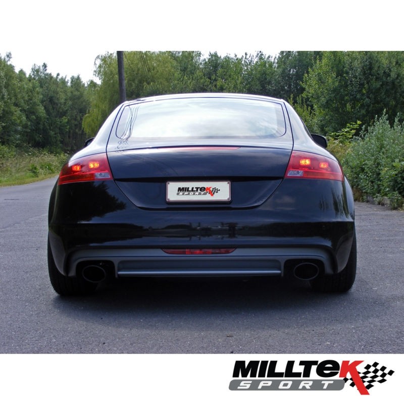 Large-bore Downpipe and De-cat Audi TT 8J 2.0 TFSi 2WD Milltek