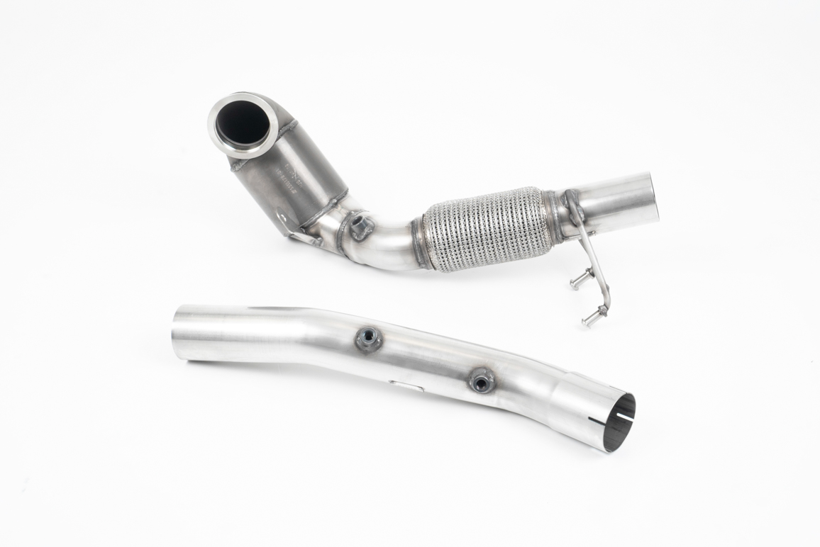 Milltek Cast Downpipe with 200 Cell Race Cat with GPF/OPF Bypass - Fits to Milltek Sport Cat Back On