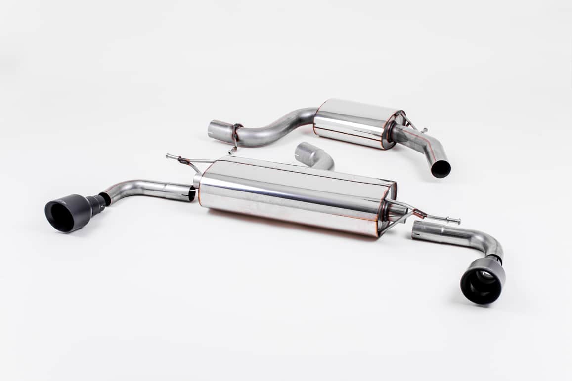 Milltek VW Golf VI GTI 2.0 TSI dual cat-back systeem met 100mm z
