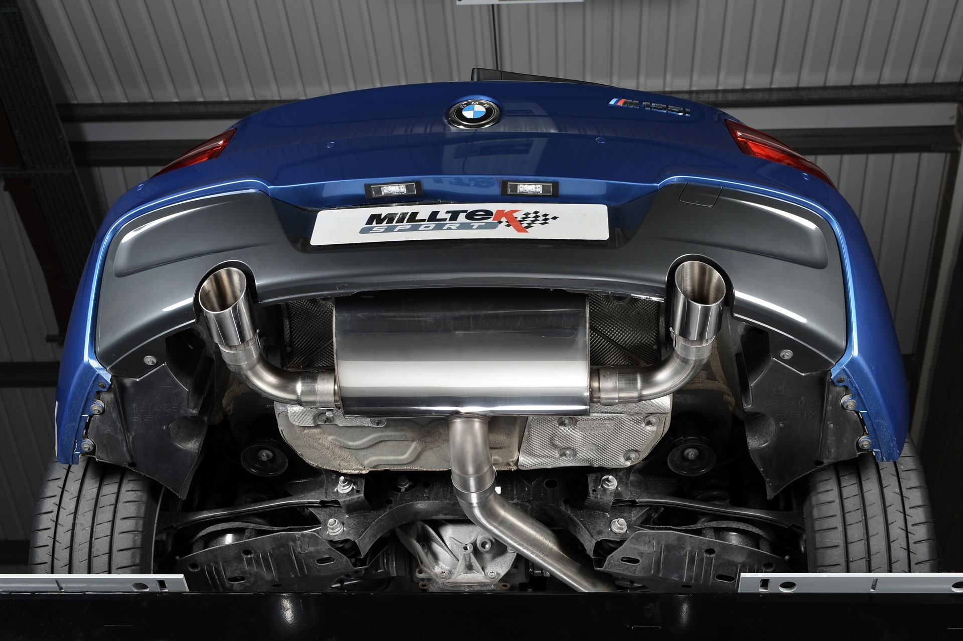 Milltek BMW M 135i Sport Hatch (F20) 5d 12-.. Rear Silencers Rac