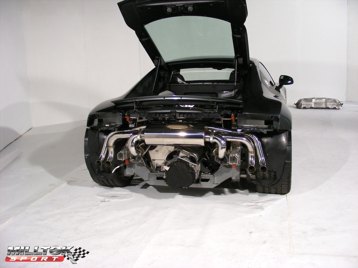 Milltek Audi R8 4.2 FSI quattro cat-back systeem zonder tweede k