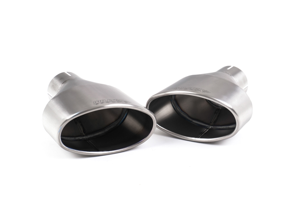 Milltek Audi RS5 B9 Cat Back Non-Resonated Race (Loudest) - with Titanium Oval Trims