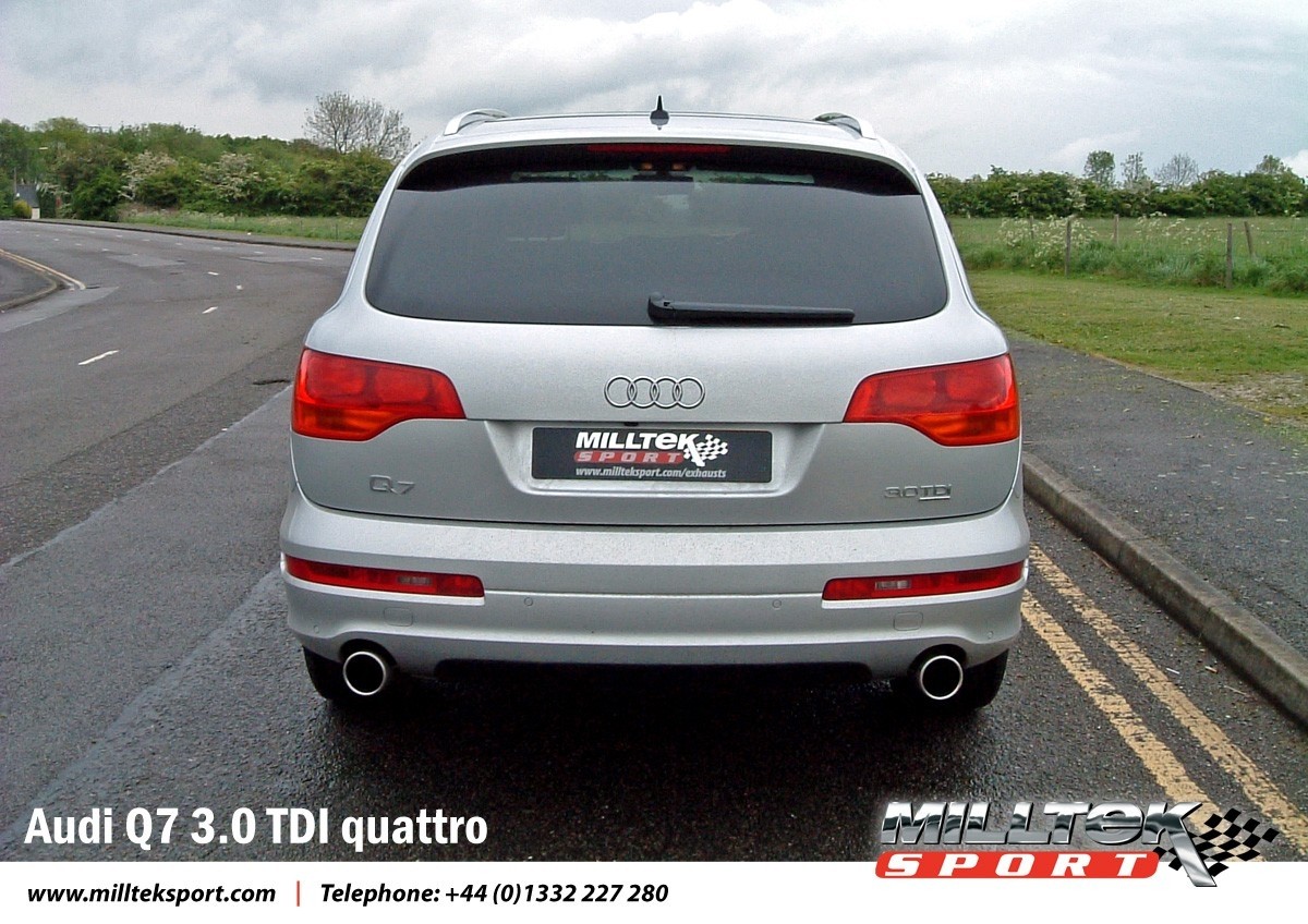 Milltek Audi Q7 3.0 TDI quattro Particulate Filter-back dual sys