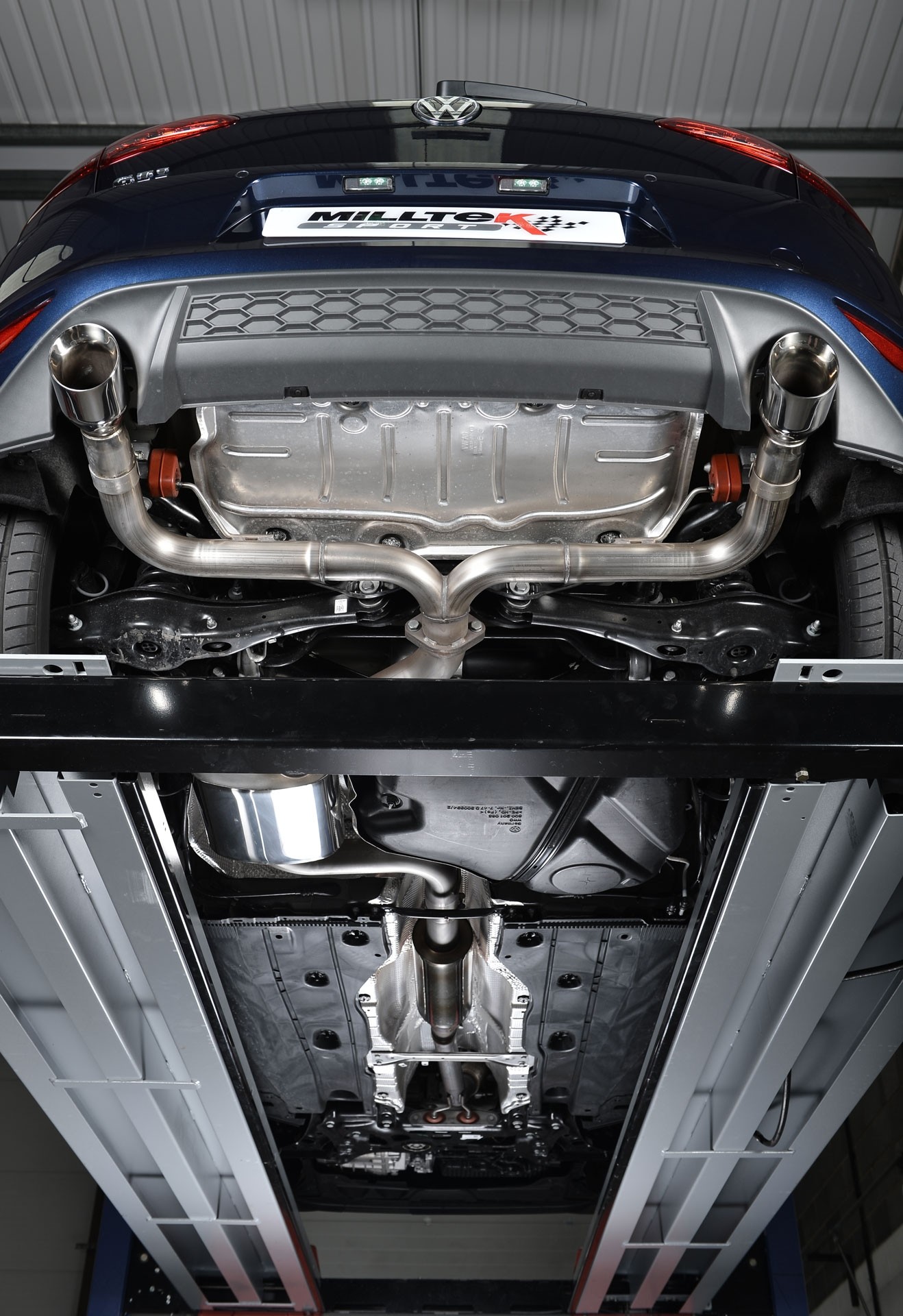 Milltek VW Golf VII Cat back Polished Dual 100mm GT100
