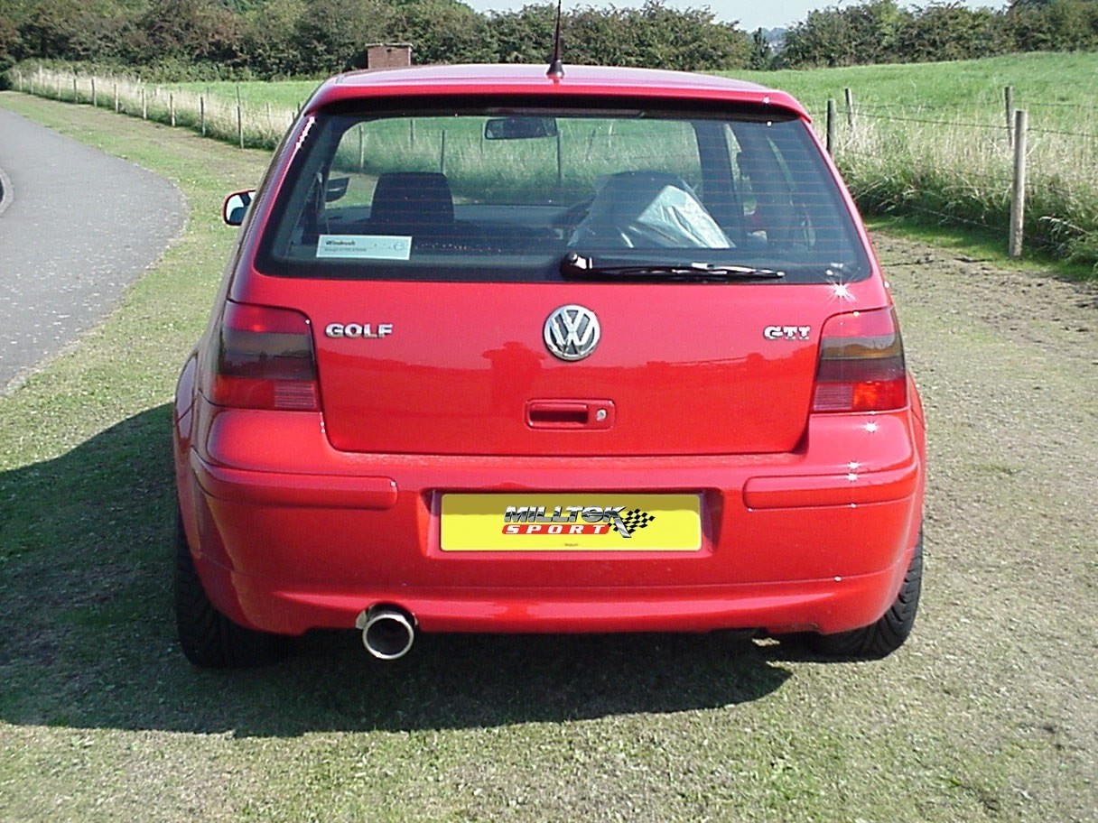 Milltek VW Golf IV 337 Anniversary 180pk cat-back systeem met si