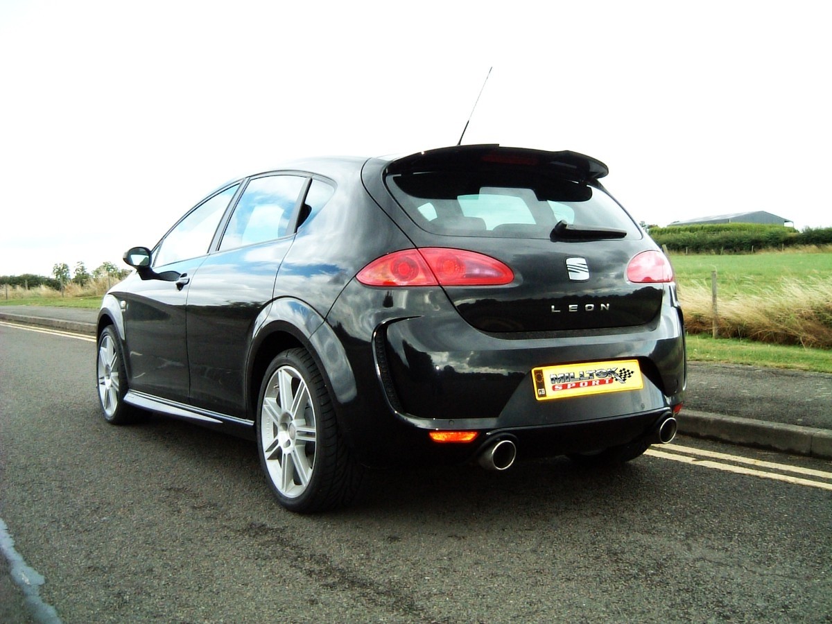 Milltek SEAT Leon 1P FR 2.0 TFSI cat-back voor SEAT Leon Mk2 FR