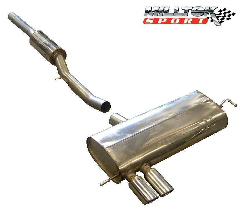 Milltek Audi S3 8L 1.8T quattro cat-back systeem