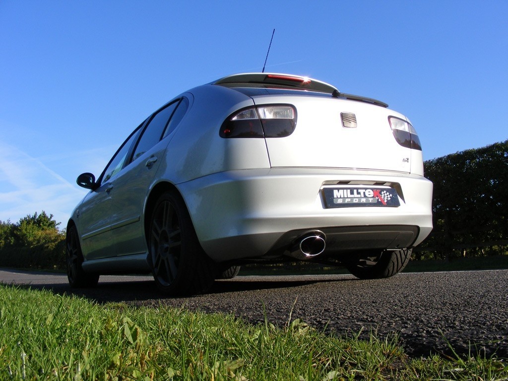 Milltek SEAT Leon 1M 1.8T 210-225pk Cupra hi-flow sports cat voo