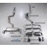 Milltek VW Scirocco R 3inch dual turbo-back Race systeem met hi-
